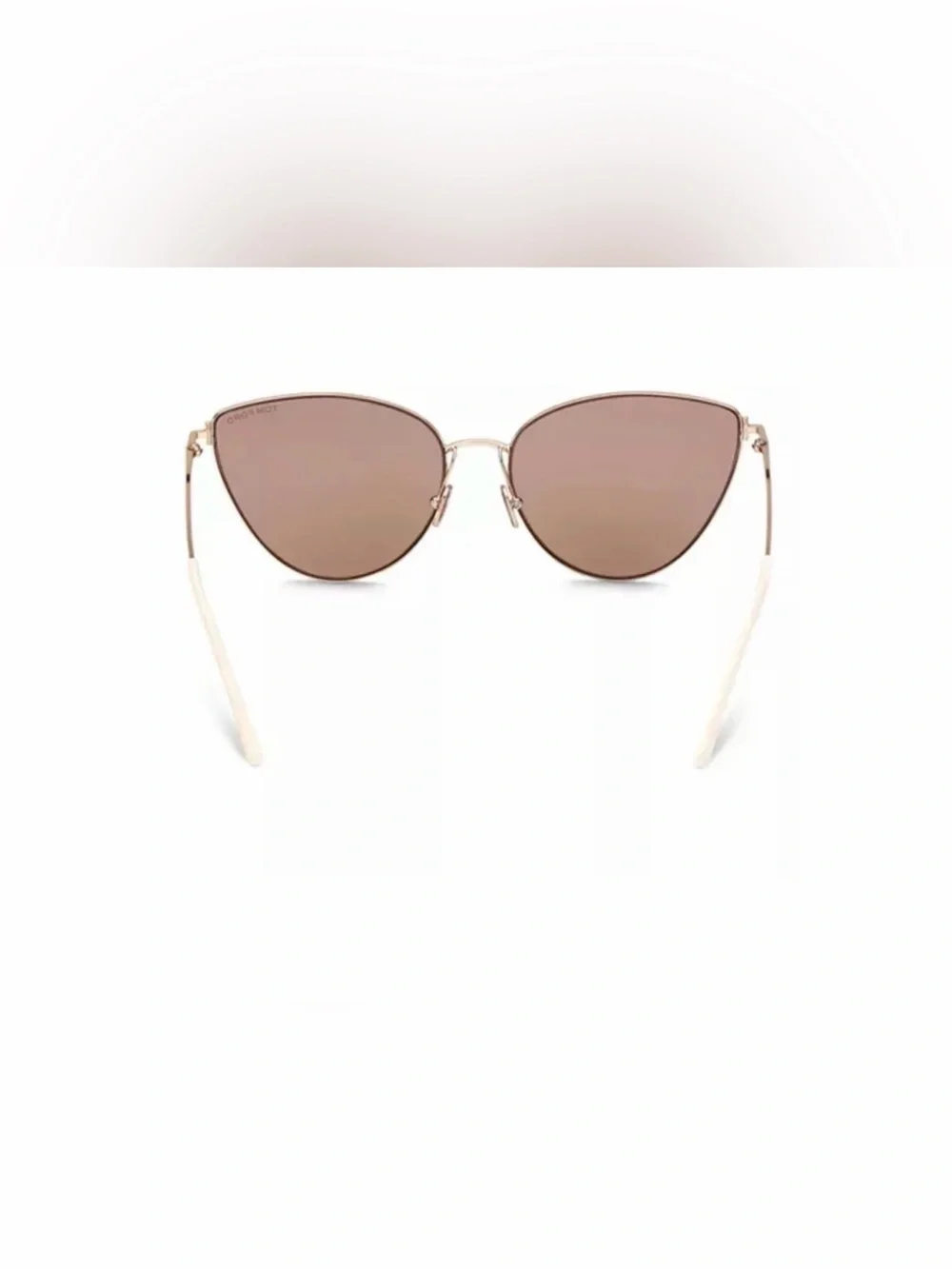 Tom Ford Women's Cat-Eye Sunglasses in Rose Gold Frame and Blush Lenses